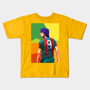 Johan Cruyff Legend Wpap Pop Art Kids T-Shirt